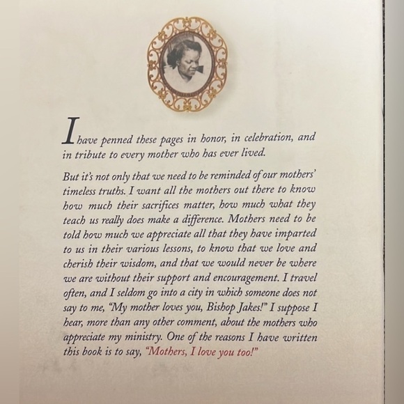 T.D.Jakes Momma Made The Difference Hardcover - Picture 2 of 3